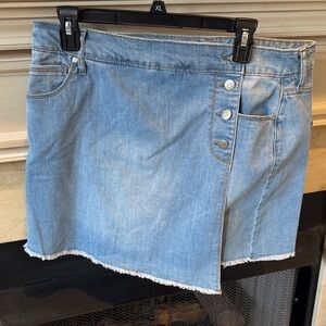 Energie Light Blue Denim Mini Skirt size 15 listing #18112